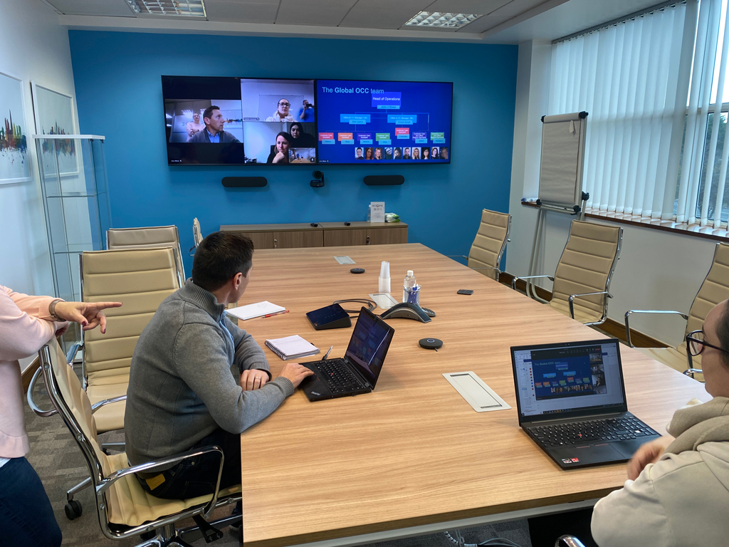 Microsoft Teams Room Microsoft 365 Scope Ophthalmics Wessex IT Managed IT Support West Sussex