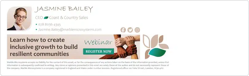 wessex it exclaimer business signature